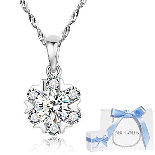 EverFlawless Swarovski 925 sterling silver necklace French rope NEW from Japan_1