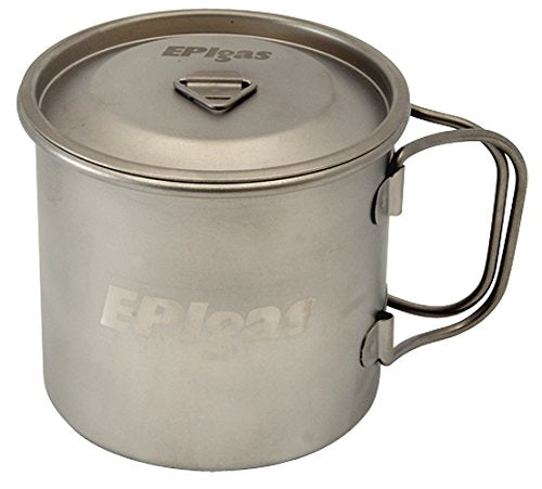 EPI Single Titanium Mug Cup with Mesh Case, Mug Cover T-8114 330ml Handwash Only_1