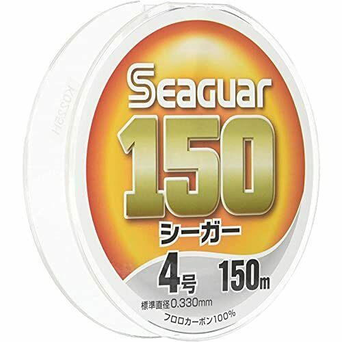 KUREHA SEAGUAR 150 FLUOROCARBON 100% LEADER #4.0 / 16lb-150m NEW from Japan_1