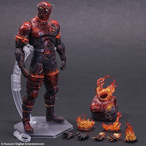 Metal Gear Solid V The Phantom Pain Play Arts Kai Burning Man Figure NEW_8
