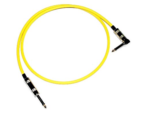 CANARE GS-6 Patch cable 1m L-S type yellow Phone Plug ‎PA-137 Connect effectors_1