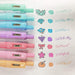 ZEBRA Aqueous Ballpoint Pen SARASA Clip Milk JJ15-8C-MK 0.5mm Set of 8 Colors_3