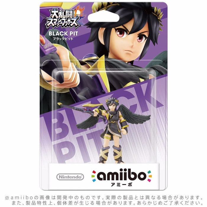 Nintendo amiibo DARK (BLACK) PIT Super Smash Bros. 3DS Wii U Accessories NEW_2