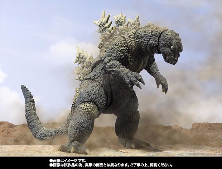 S.H.MonsterArts GODZILLA 1964 The Emergence of GODZILLA Ver Action Figure BANDAI_4