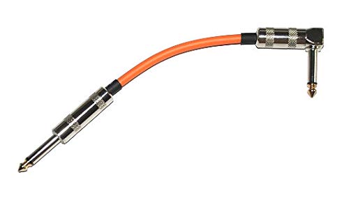 CANARE GS-6 Patch cable 15cm L-S type orange Phone Plug ‎PA-123 Made in Japan_1