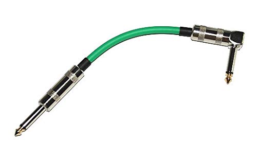 CANARE GS-6 Patch cable 15cm L-S type green Phone Plug ‎PA-129 Connect effectors_1
