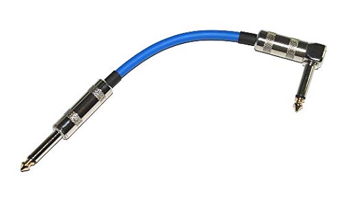 CANARE GS-6 Patch cable 15cm L-S type blue phone Connect effectors ‎PA-132 NEW_1
