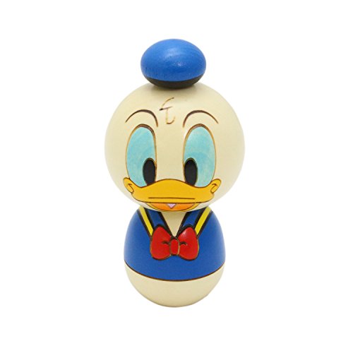 Neutral Corporation Disney Kokeshi DONALD DUCK Japanese Wooden Doll NEW F/S_1