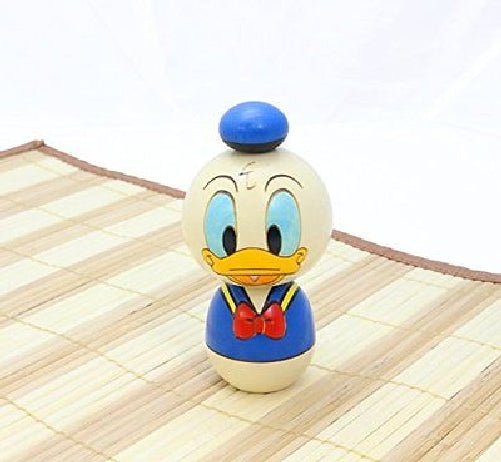 Neutral Corporation Disney Kokeshi DONALD DUCK Japanese Wooden Doll NEW F/S_2