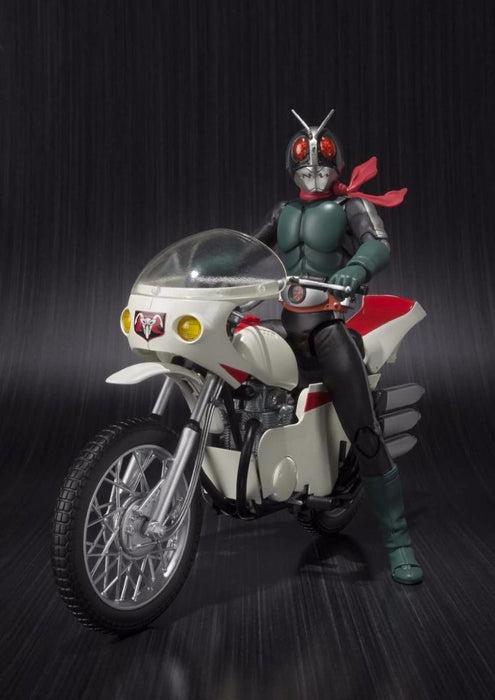 S.H.Figuarts Masked Kamen Rider OLD 2 & IMPROVED CYCLONE Set BANDAI from Japan_4