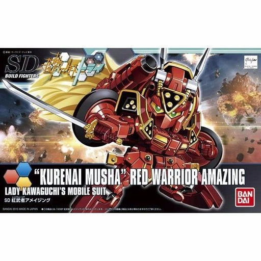 BANDAI SDBF KURENAI MUSHA RED WARRIOR AMAZING Model Kit Gundam Build Fighters_1