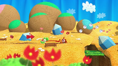 Nintendo amiibo Knitted Yoshi Woolworld Wooly World Wii U NEW from Japan_5