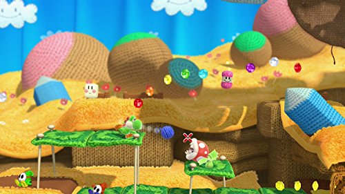 Nintendo amiibo Knitted Yoshi Woolworld Wooly World Wii U NEW from Japan_7