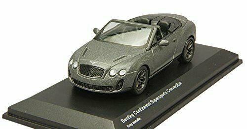 Kyosho Bentley Continental Super Sports Convertible Gray Metallic Diecast Car_1