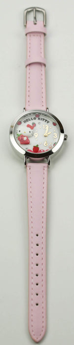 SUNFLAME Sanrio Hello Kitty Deco Watch Strawberry MJSR-F02 Made in Japan NEW_5