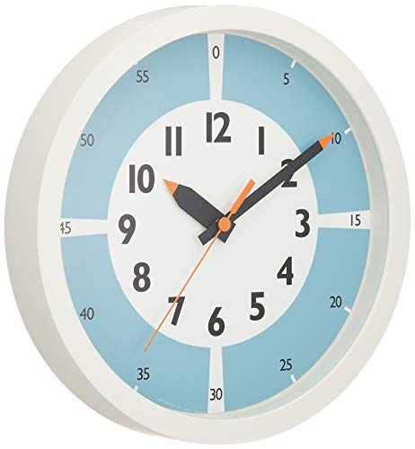 Lemnos fun pun clock with blue! YD15-01 LBL Wall Clock NEW from Japan_3