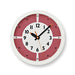 Lemnos fun pun clock with Color! Analog red YD15-01 RE Wall Clock for Kids NEW_1