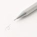 MUJI Aluminum hexagon mechanical pencil 0.5mm HB Silver 18616015 Made in Japan_2