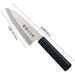 Kai Seki Magoroku Broad Bladed Deba Kitchen Knife for Lefty Left Handed AK-5073_4