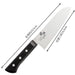 KAI Seki Magoroku AB-5420 Wakatake Santoku Kitchen knife 165mm Made in Japan NEW_3