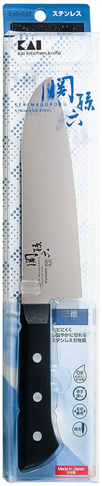 KAI Seki Magoroku AB-5420 Wakatake Santoku Kitchen knife 165mm Made in Japan NEW_4