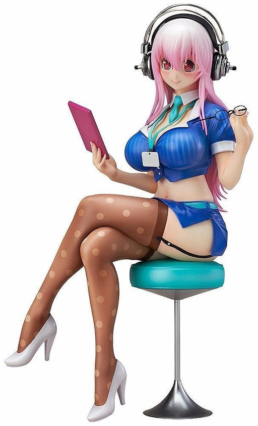 Nitroplus Super Sonico Office Lady Ver 1/7 PVC Figure WING from Japan NEW_1
