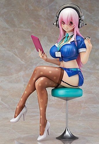 Nitroplus Super Sonico Office Lady Ver 1/7 PVC Figure WING from Japan NEW_2