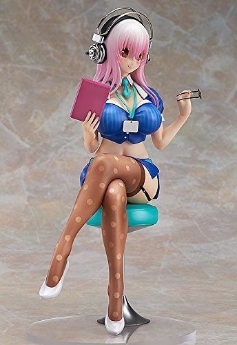 Nitroplus Super Sonico Office Lady Ver 1/7 PVC Figure WING from Japan NEW_4