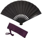Tessen Japanese Iron Fan Samurai Weapon Black length 24 cm Folding bag, boxed_1
