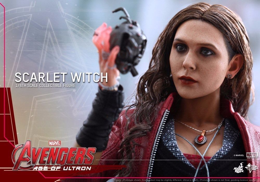 Movie Masterpiece Avengers Age of Ultron SCARLET WITCH 1/6 Figure Hot Toys NEW_6