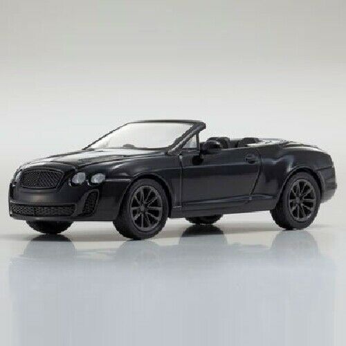 Kyosho 1/64 Bentley Continental Super Sports Convertible (Black) Diecast Car_1