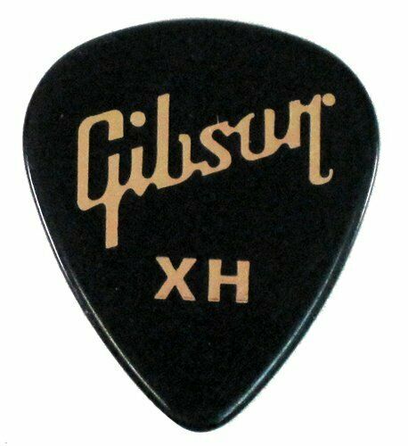 Gibson pick Teardrop EXTRA HEAVY-BLK x 10 piece set NEW from Japan_1