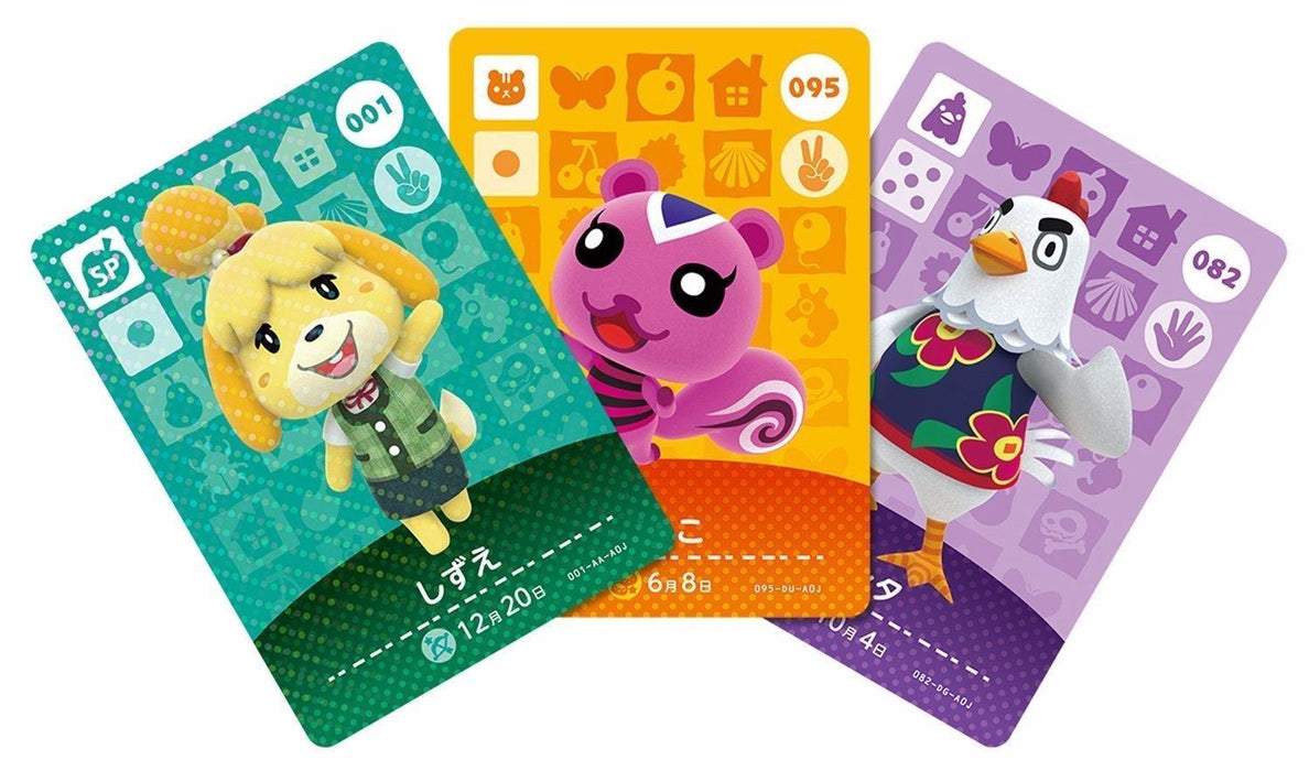 Nintendo amiibo Animal Crossing Card Vol 1 50 Packs BOX Trading Cards NEW Japan_3