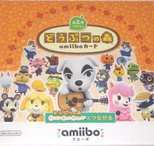 Nintendo amiibo Animal Crossing Card Vol 2 50 Packs BOX Trading Cards NEW Japan_1