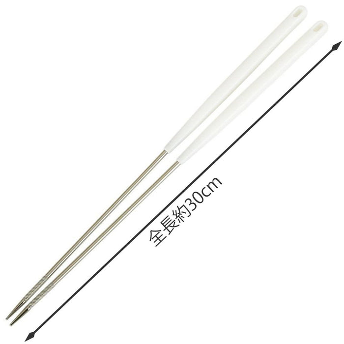KAI House Select Plastic Handle Chopsticks 30cm DH-7102 Stainless Steel NEW_3