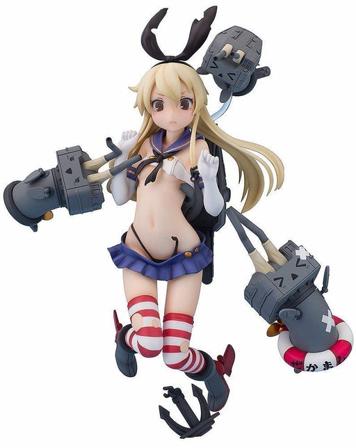 Kantai Collection KanColle Shimakaze Major Damage Ver 1/8 PVC Figure AQUAMARINE_1