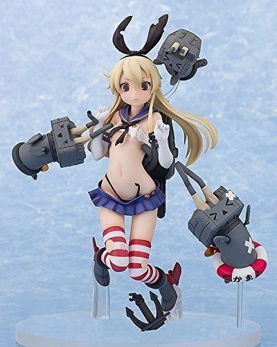 Kantai Collection KanColle Shimakaze Major Damage Ver 1/8 PVC Figure AQUAMARINE_2