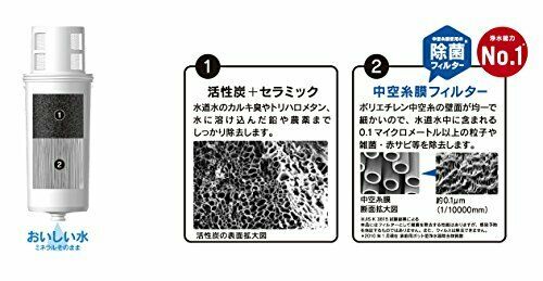 Mitsubishi Cleansui Water Filter Faucet Type MDC01S x 3 MDC01SZ-AZ Cartridge NEW_5