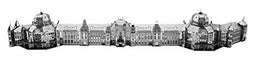 Tenyo Metallic Nano Puzzle Tokyo Station Marunouchi Building Model Kit NEW_1