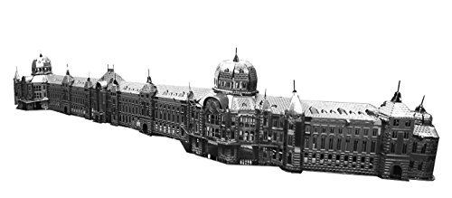 Tenyo Metallic Nano Puzzle Tokyo Station Marunouchi Building Model Kit NEW_2