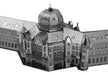 Tenyo Metallic Nano Puzzle Tokyo Station Marunouchi Building Model Kit NEW_3