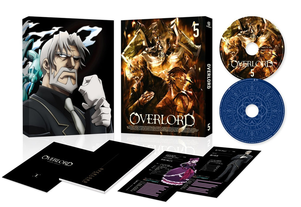 Overlord Vol.5 Limited Edition Blu-ray+Soundtrack CD+Book+Card ZMXZ-10155 NEW_1