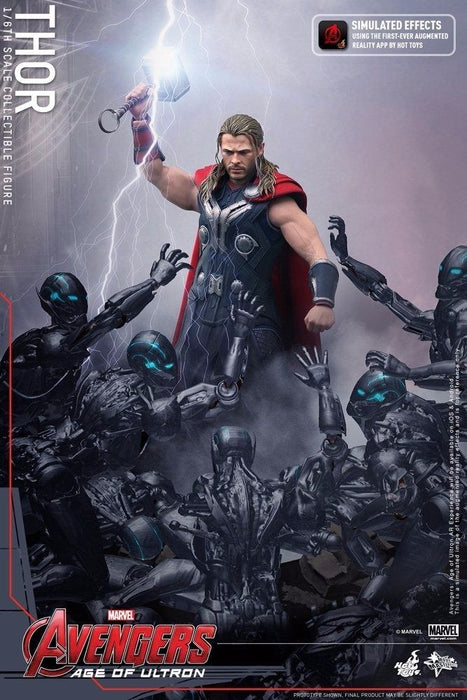 Movie Masterpiece Avengers Age of Ultron THOR 1/6 Action Figure Hot Toys Japan_4