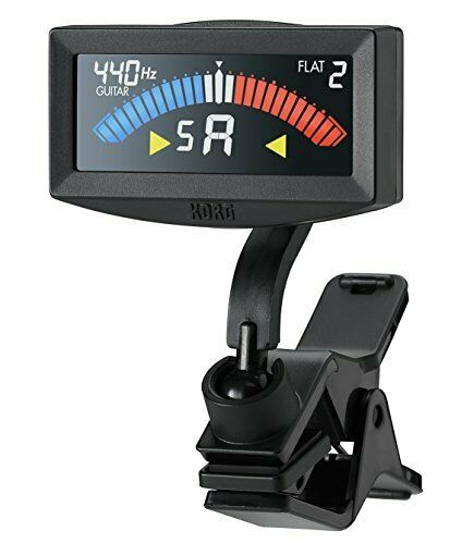KORG clip-on tuner guitar / bass Pitch Crow-G AW-4G-BK Black from Japan NEW_2