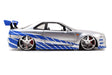jada toys 1/24 FAST&FURIOUS Miniature Car BRIAN'S NISSAN SKYLINE GT-R(R34) 97158_3