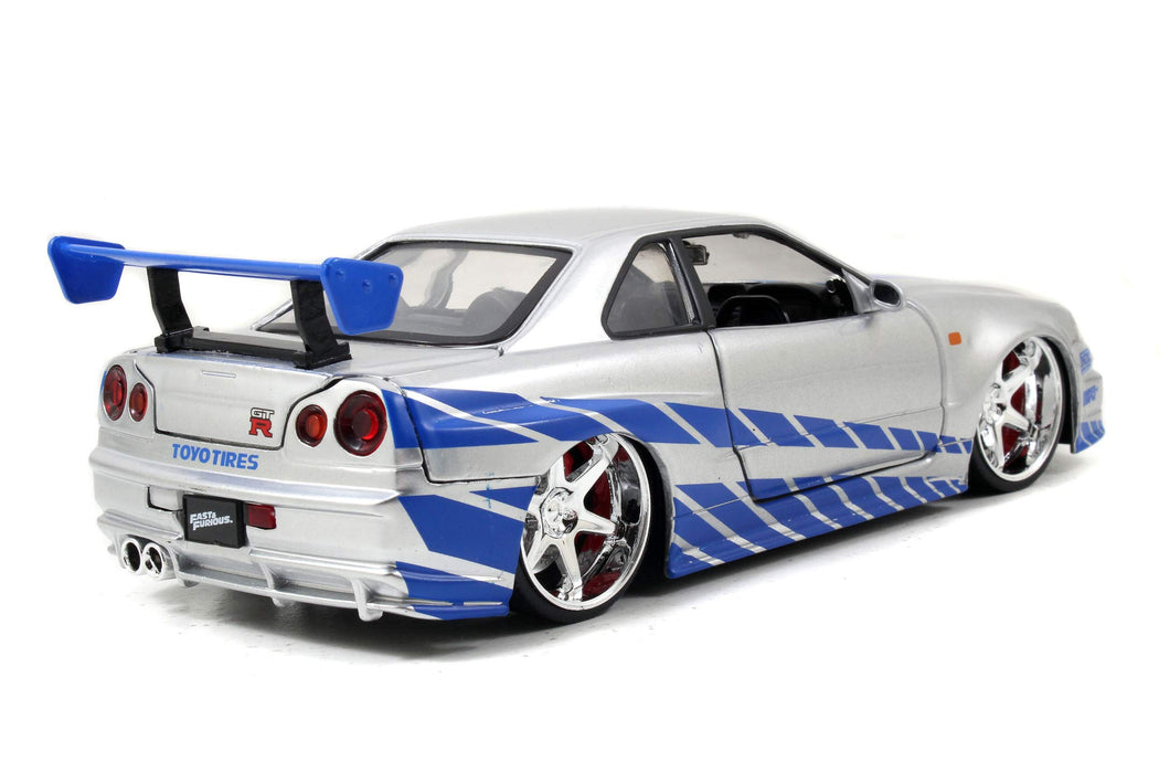 jada toys 1/24 FAST&FURIOUS Miniature Car BRIAN'S NISSAN SKYLINE GT-R(R34) 97158_6