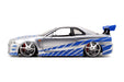 jada toys 1/24 FAST&FURIOUS Miniature Car BRIAN'S NISSAN SKYLINE GT-R(R34) 97158_9