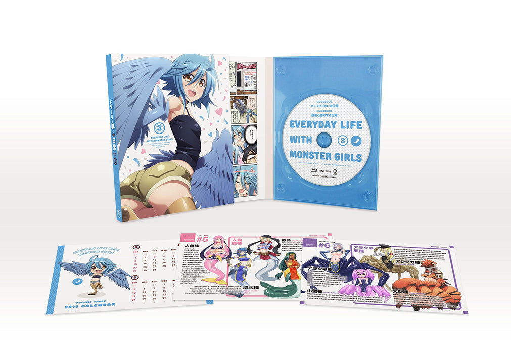 [Blu-ray] Monster Musume no Iru Nichijou Vol.3 First Limited Edition TBR-25293D_1