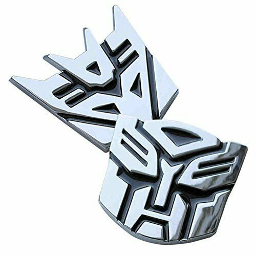 CityWalk  Transformers Emblem Auto Bot & Decepticon Logo 2PC NEW from Japan_1
