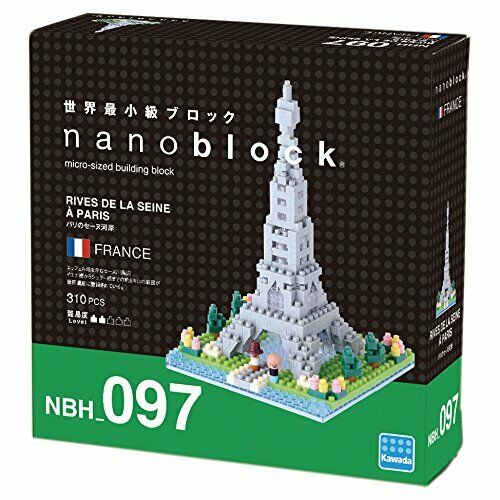 nanoblock Rives de la Seine a Paris NBH_097 NEW from Japan_2